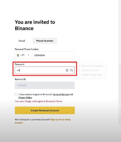 Creating Your Free Binance Account